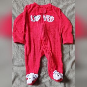 Carter's newborn baby pajama footies